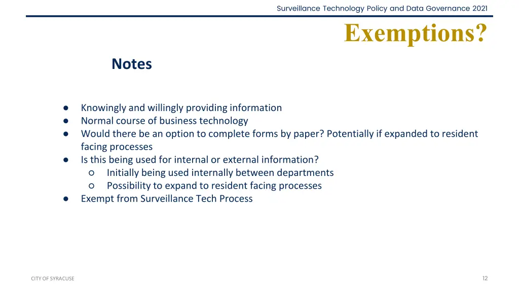 surveillance technology policy and data 11