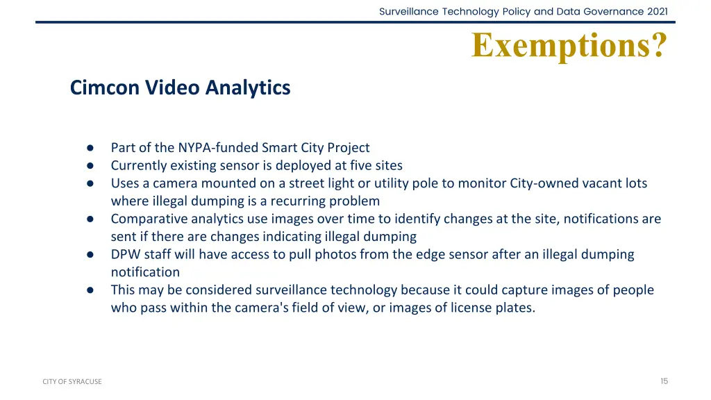 surveillance technology policy and data 14