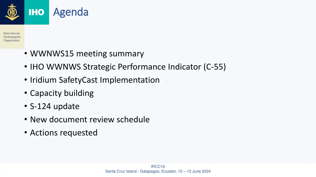 agenda agenda