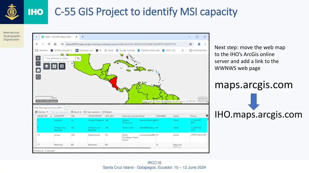 c c 55 gis project to identify msi capacity 2