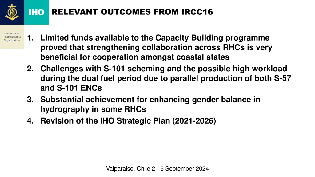 relevant outcomes from ircc16 1