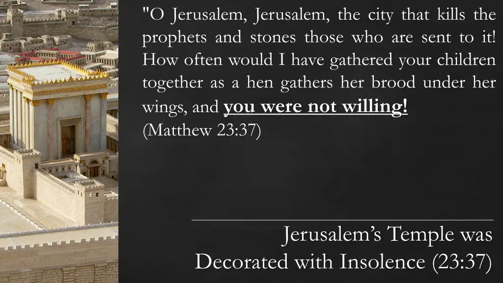 o jerusalem jerusalem the city that kills