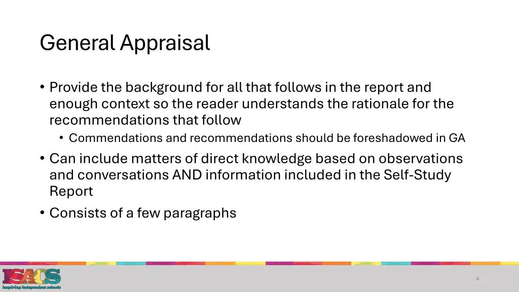 general appraisal