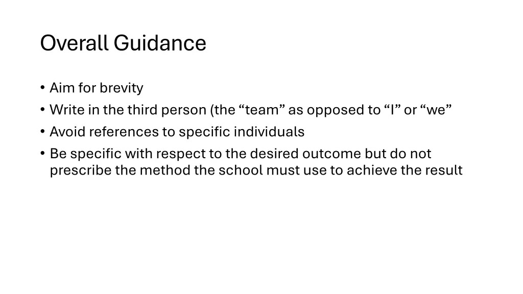 overall guidance 1