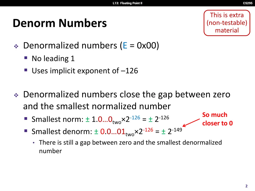 l13 floating point ii 1