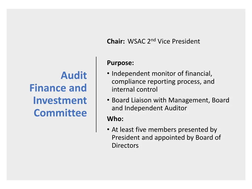chair wsac 2 nd vice president