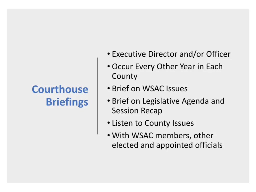 executive director and or officer occur every