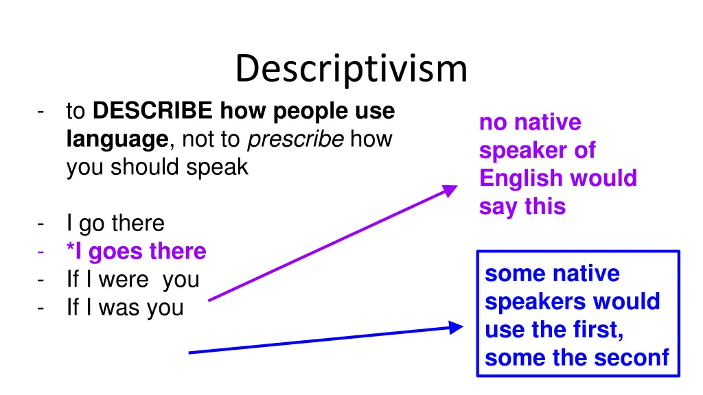 descriptivism