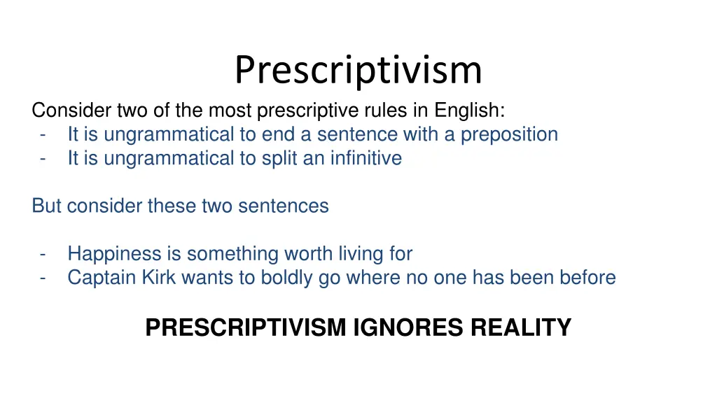 prescriptivism