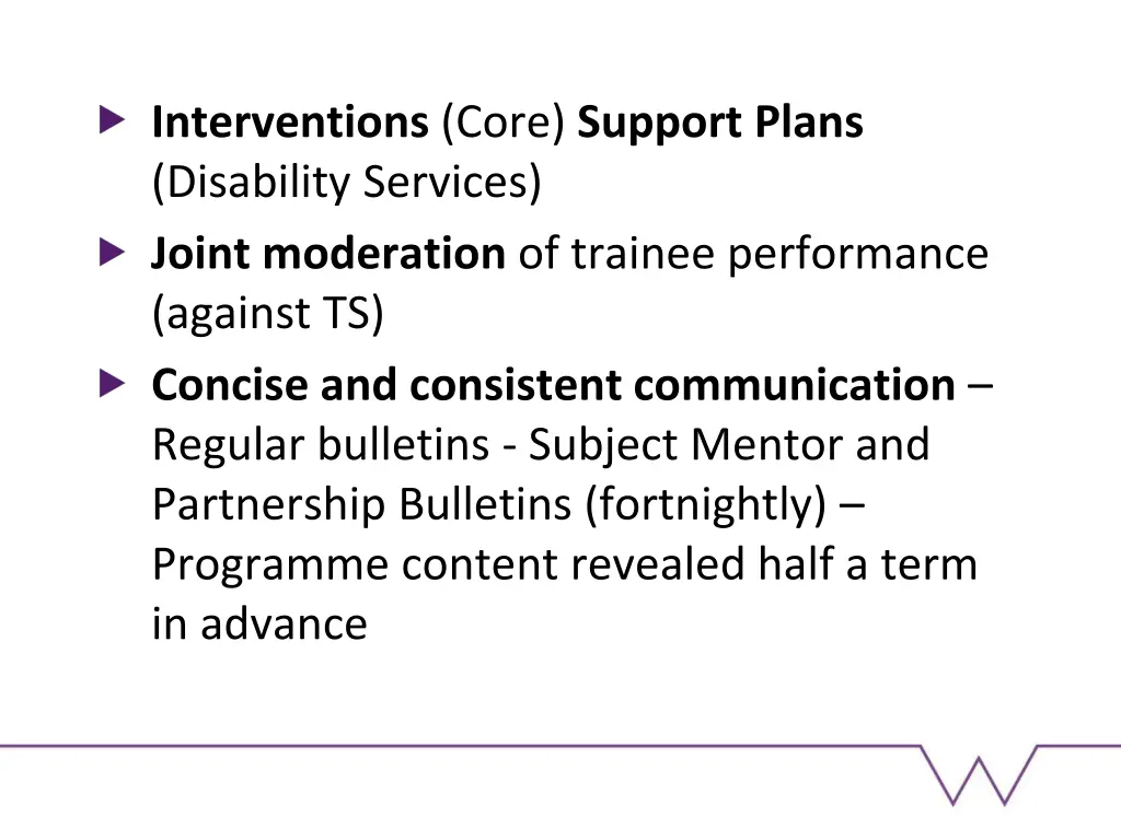 interventions core support plans disability