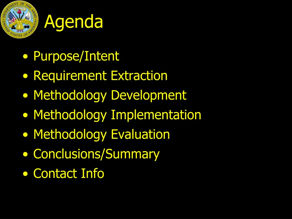 agenda