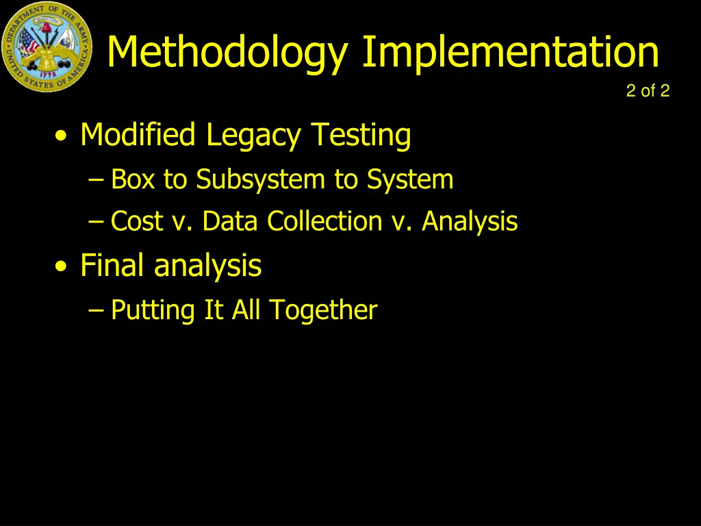 methodology implementation 1