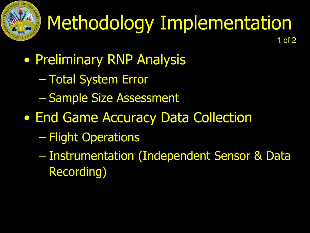 methodology implementation
