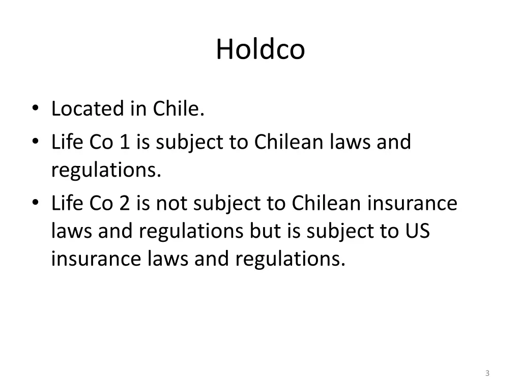 holdco