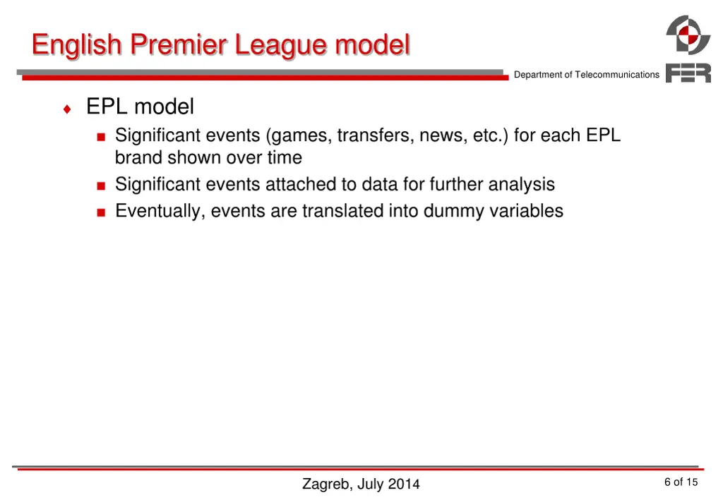 english premier league model