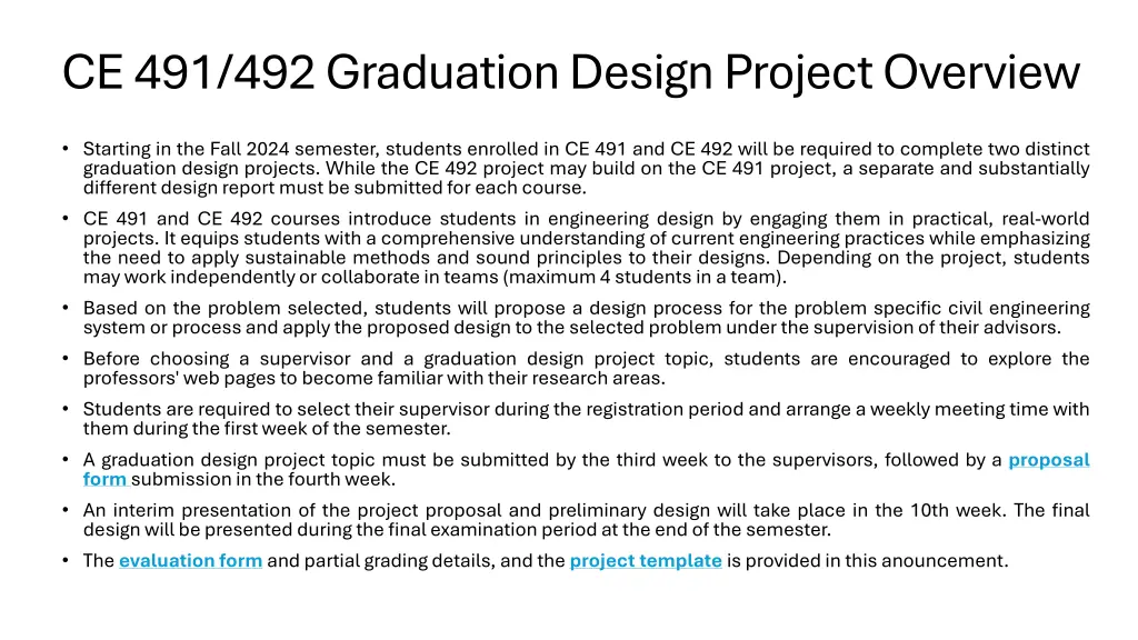 ce 491 492 graduationdesign project overview