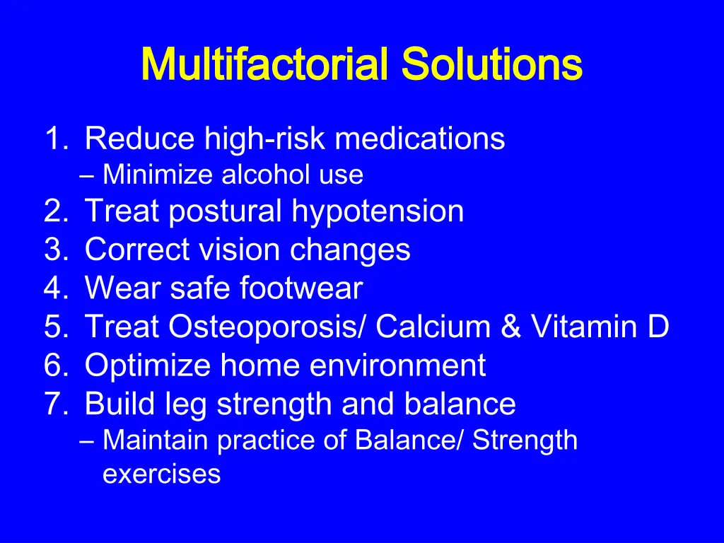 multifactorial solutions multifactorial solutions