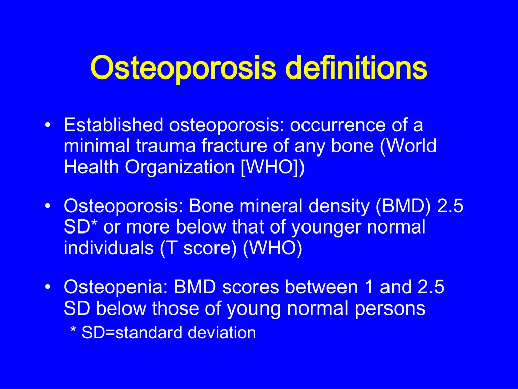 osteoporosis definitions osteoporosis definitions