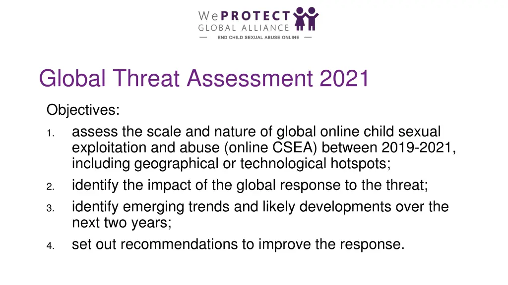 global threat assessment 2021