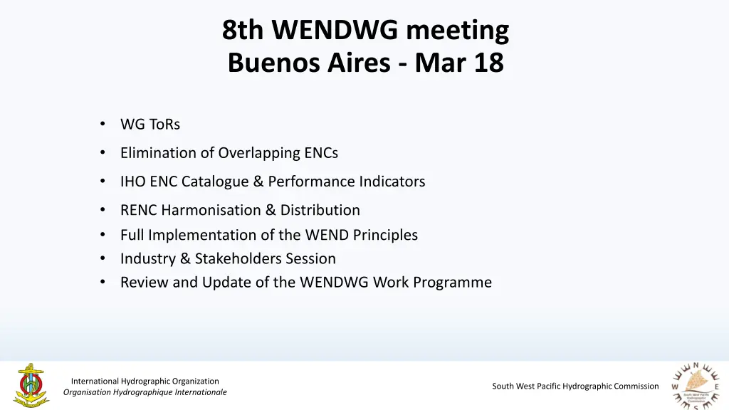 8th wendwg meeting buenos aires mar 18