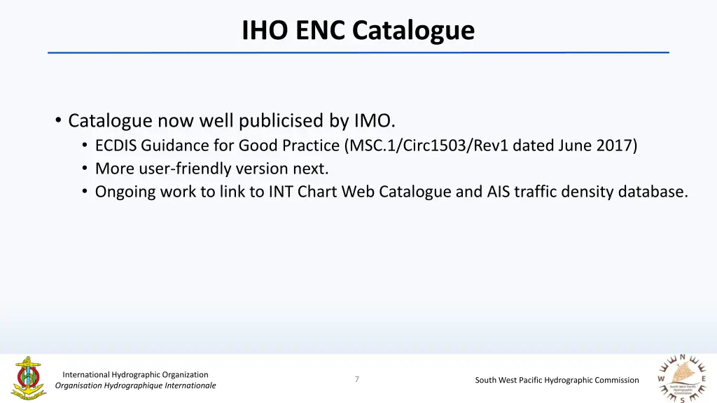 iho enc catalogue