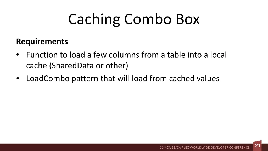 caching combo box 1