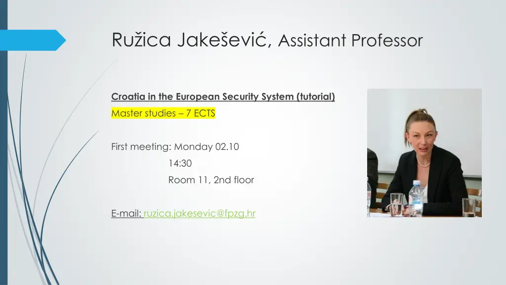 ru ica jake evi assistant professor