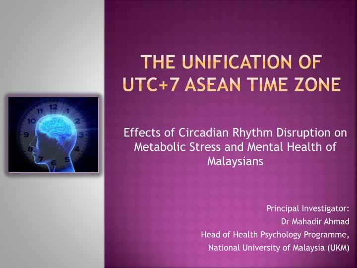 the unification of utc 7 asean time zone