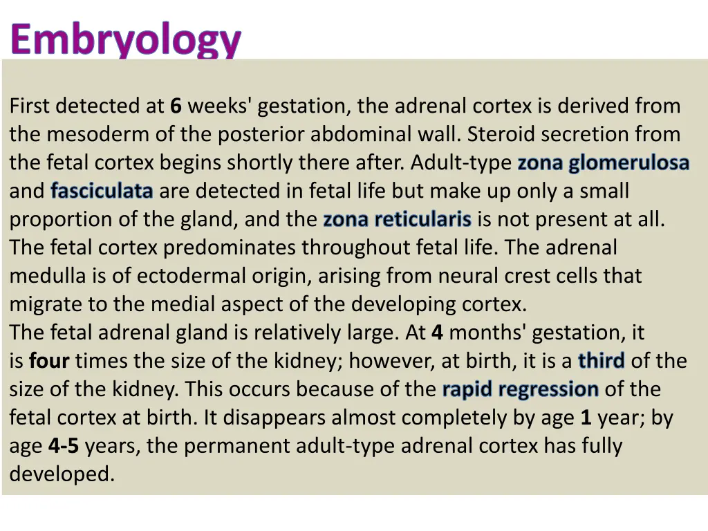 embryology