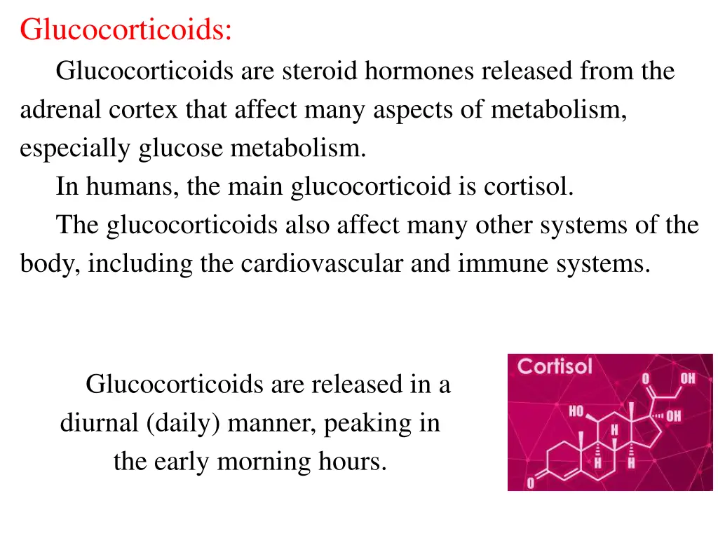 glucocorticoids glucocorticoids are steroid