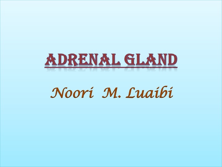 adrenal adrenal gland