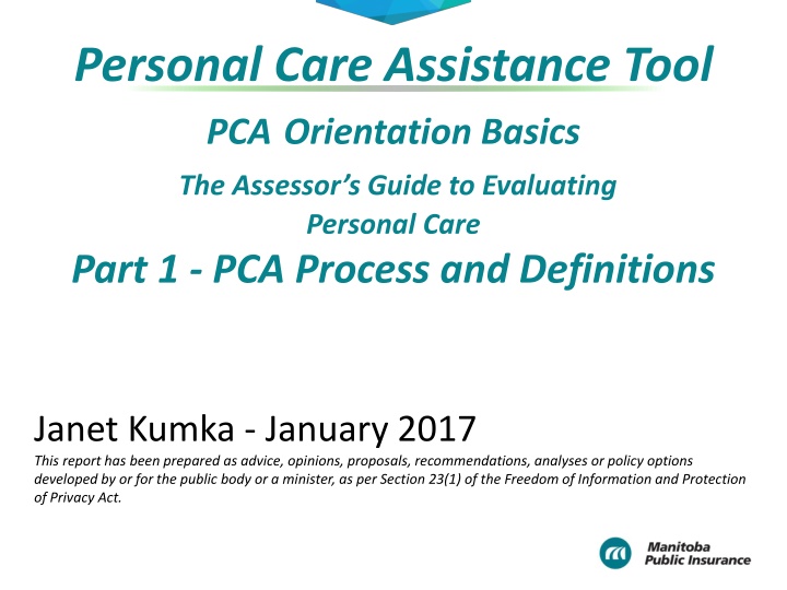 personal care assistance tool