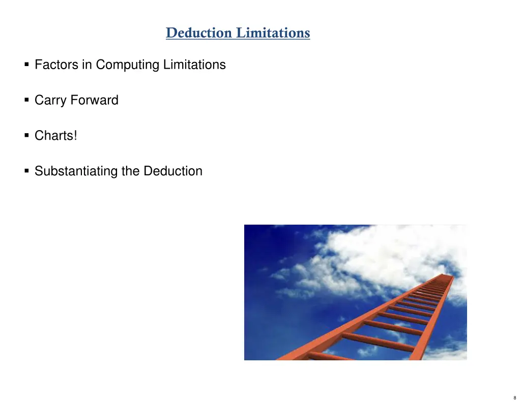 deduction limitations