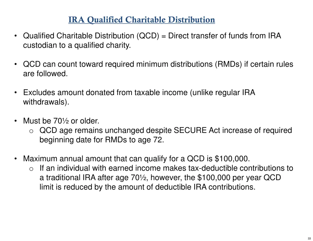 ira qualified charitable distribution