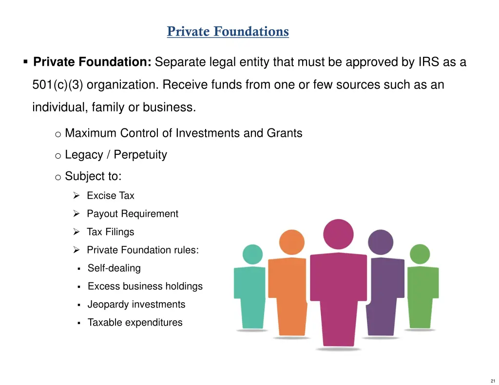private foundations