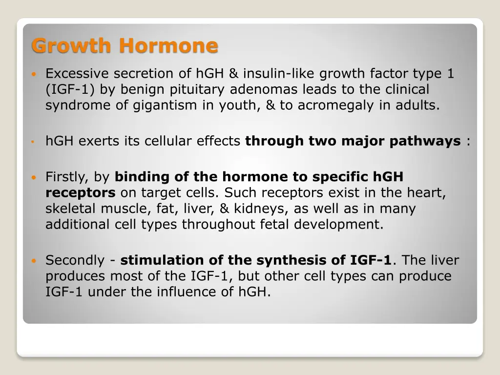 growth hormone