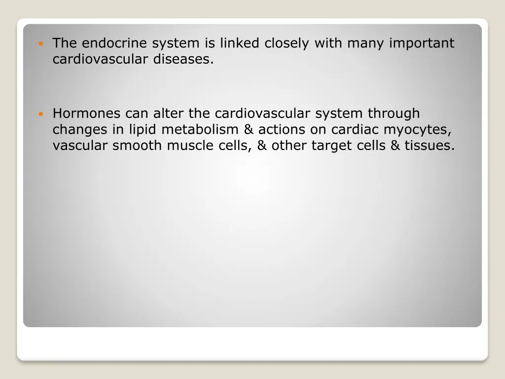 the endocrine system is linked closely with many