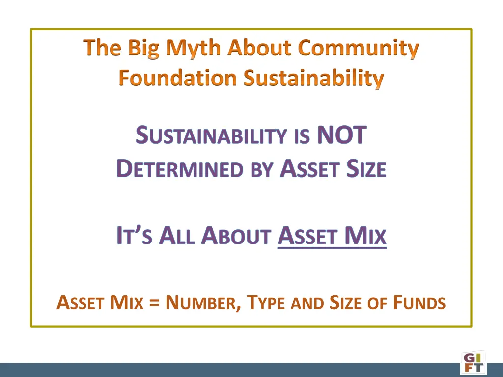 the big myth about community foundation