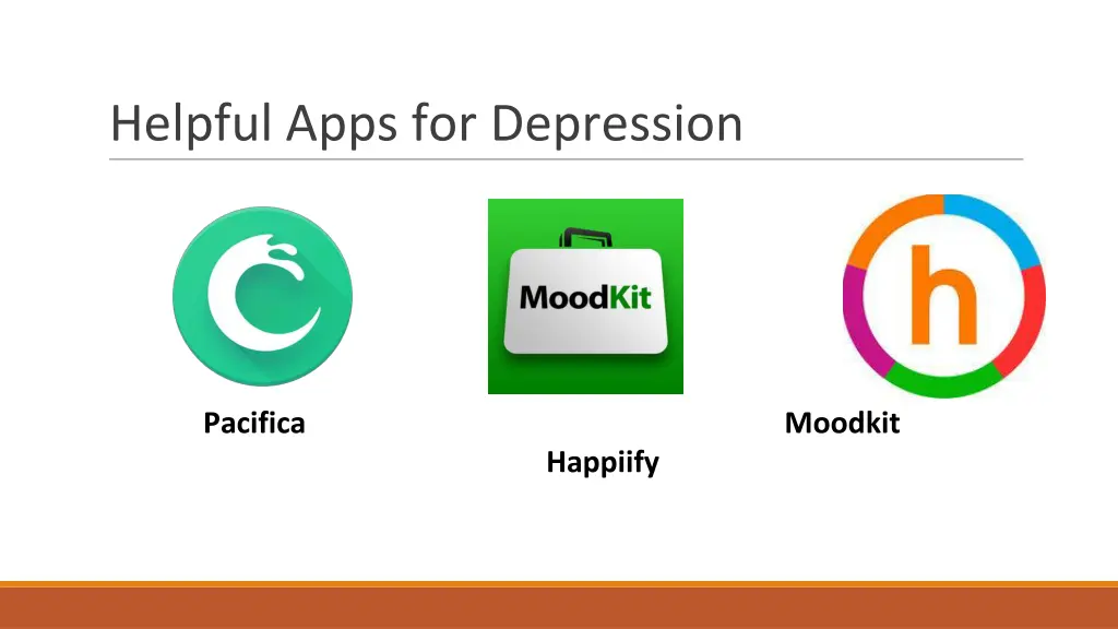 helpful apps for depression