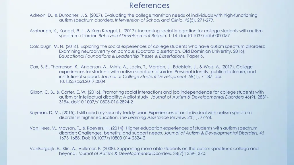 references