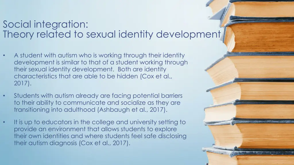 social integration theory related to sexual