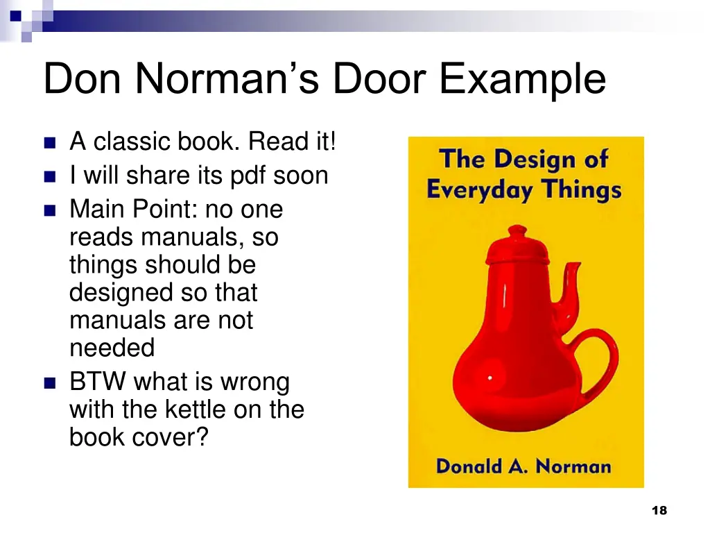 don norman s door example