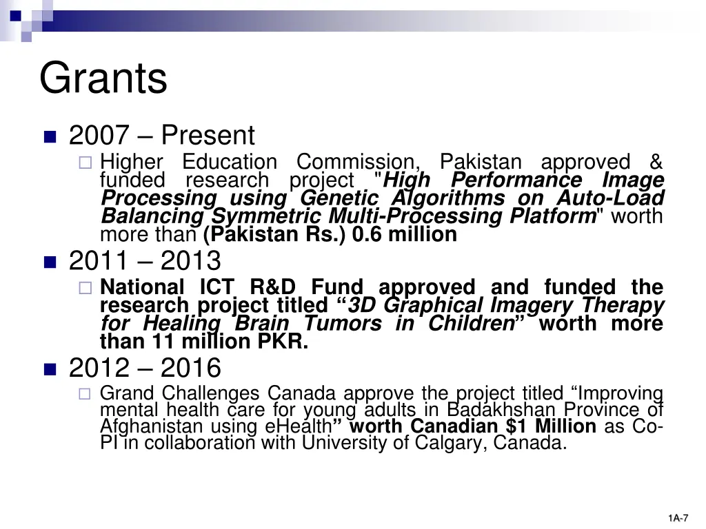 grants