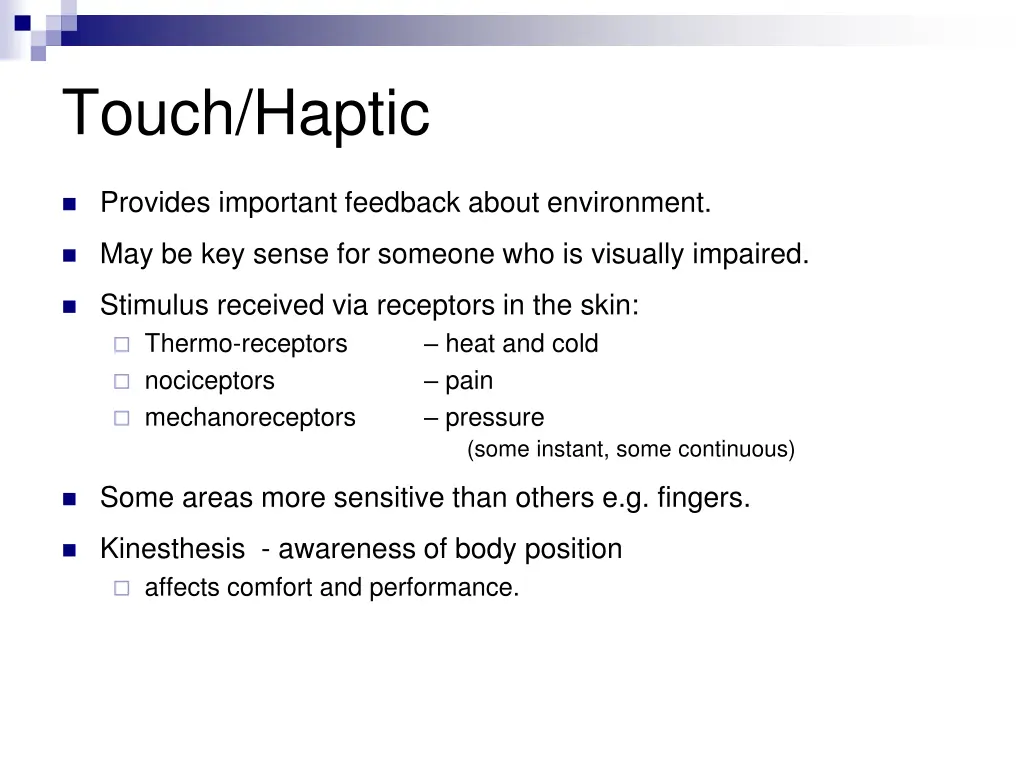 touch haptic