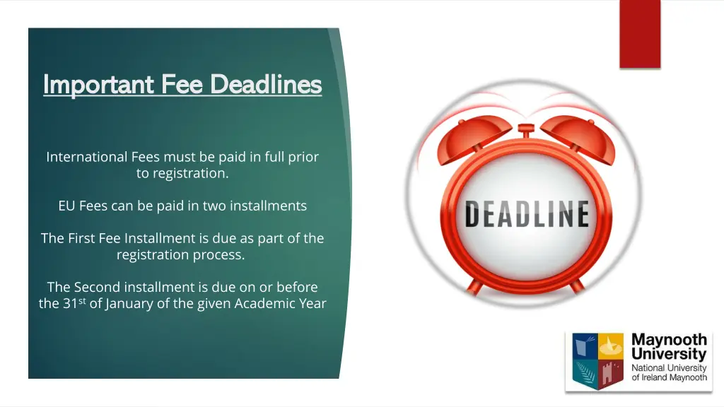 important fee deadlines important fee deadlines