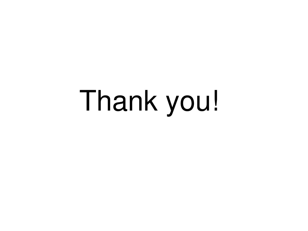 thank you