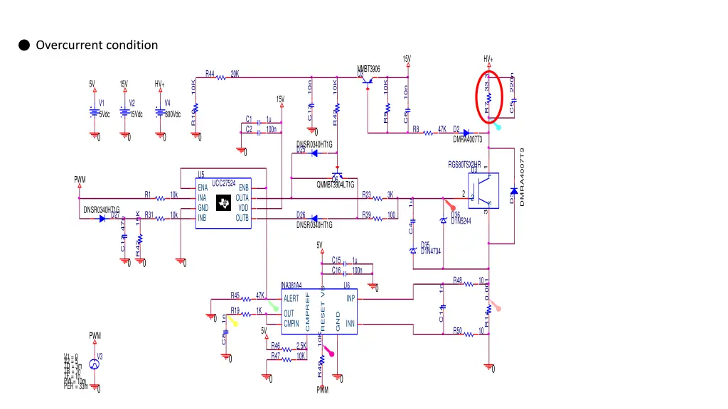 overcurrent condition