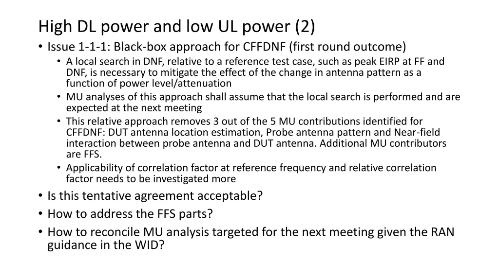 high dl power and low ul power 2 issue