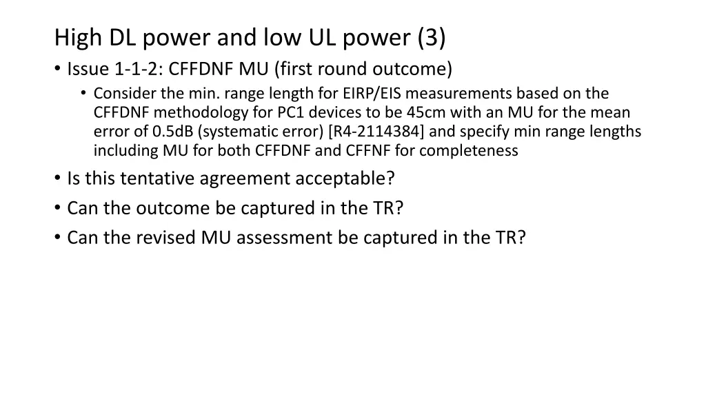 high dl power and low ul power 3 issue