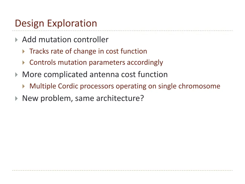 design exploration 1